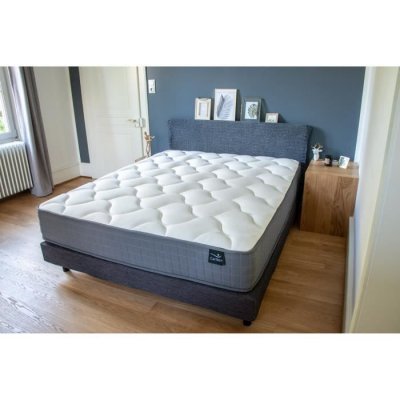WEBER INDUSTRIES Matelas CARLTON 160x200 ressorts et m&eacute;moire de forme