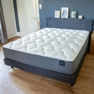 LE QUAI DES AFFAIRES Matelas CARLTON 180x200 ressorts et m&eacute;moire de forme