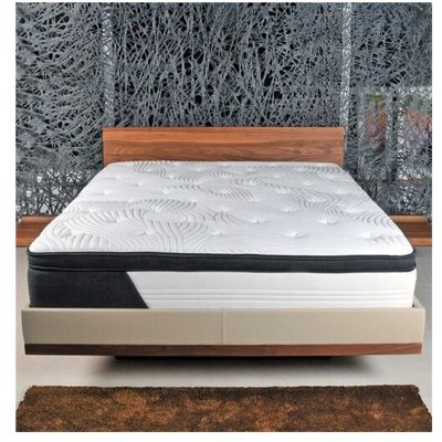 WEBER INDUSTRIES Matelas CASSIE 160x200 cm ressorts et m&eacute;moire de forme