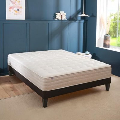 BELLECOUR Matelas ch&acirc;telet 160x200 cm mousse &agrave; m&eacute;moire de forme soutien ferme