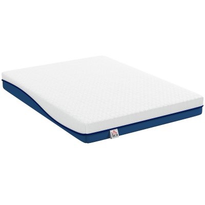 HOMCOM Matelas Double 140x190cm Mousse &Agrave; M&eacute;moire De Forme