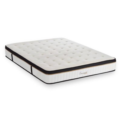 MAISON AUBERTIN Matelas Emeraude Mousse Accueil M&eacute;moire de Forme moelleux - 24 cm - 200 x 200 cm