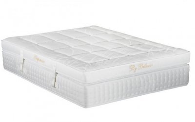 BELLECOUR Matelas empereur 140x200 cm mousse &agrave; m&eacute;moire de forme soutien ferme