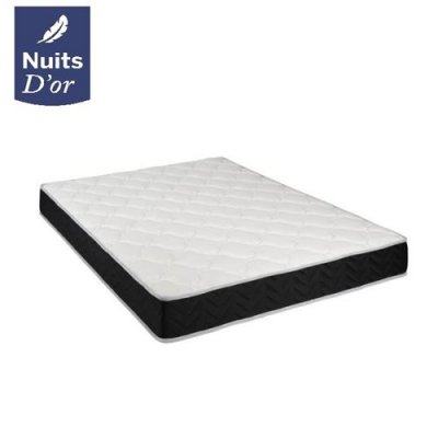 GENERIQUE Matelas en Latex Souple + Aertech - 20 Cm - Orthop&eacute;dique + Oreiller &agrave; M&eacute;moire de Forme - NUITS D'OR