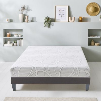 OLYMPE LITERIE Matelas eupraxie 180x200 cm mousse &agrave; m&eacute;moire de forme soutien mi-ferme 