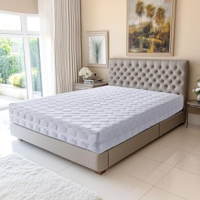LITERIE JULIEN Matelas Ferme 140x190 cm - D&eacute;houssable - Noyau Poli Lattex HR - antibact&eacute;rien - anti-acarie