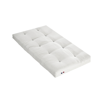 CAMIF Matelas Futon Ecru Coton Couleur - &Eacute;cru, Dimensions - 90 x 190 cm