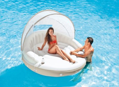 INTEX Matelas gonflable lounge Caraibes - AxiPop Selects
