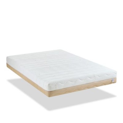 BELLECOUR Matelas leman 90x190 cm mousse hr hypersoft soutien mi-ferme