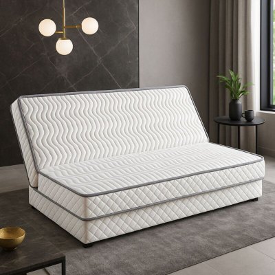 LITERIE JULIEN Matelas -  - Clic Clac - 140x190 cm - 10 cm d&eacute;paisseur - 5 Zones de Confort