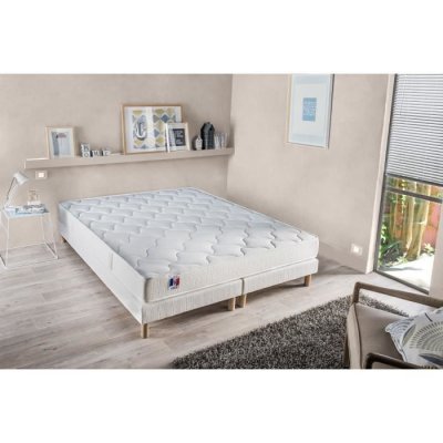 CONFORT DESIGN Matelas Mousse ferme r&eacute;versible VEGA Fabriqu&eacute; en France Dimensions - 160 x 200 cm 