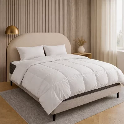 LUXURY LITERIE Matelas mousse haute densit&eacute; 140x190 cm avec oreillers + couette