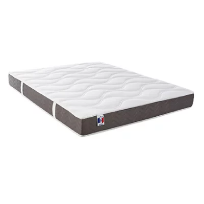MES Matelas Mousse Haute R&eacute;silience 3D Respirant CYGNE Fabriqu&eacute; en France Dimensions - 160 x 200 cm 