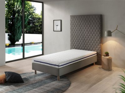DREAMDI Matelas mousse respirante 80X160 MORFEO, Epaisseur 11 CM, Dehoussable, ergonomique et adaptable