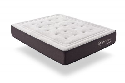 NATURALEX Matelas  - EXCLUSIVE - 140x190 cm - Mousse &agrave; m&eacute;moire+HR - Multicouches Blue-Latex 