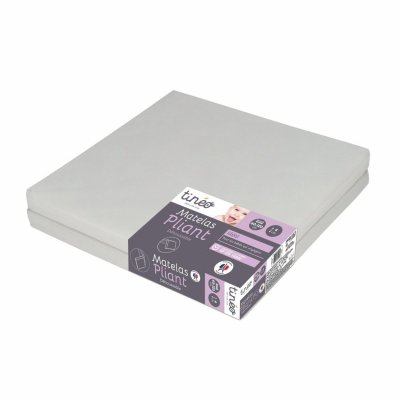 TINEO Matelas pliant  60x120 cm - Epaisseur 4 cm - Pliable en 2 