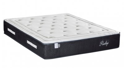 BELLECOUR Matelas privilege 140x190 cm ressorts ensach&eacute;s & m&eacute;moire de forme soutien ferme