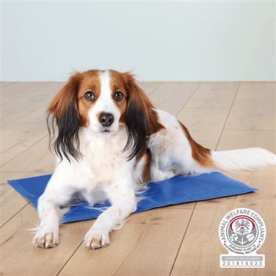 TRIXIE Matelas Rafra&icirc;chissant pour Chien Bleu 40 x 50 cm
