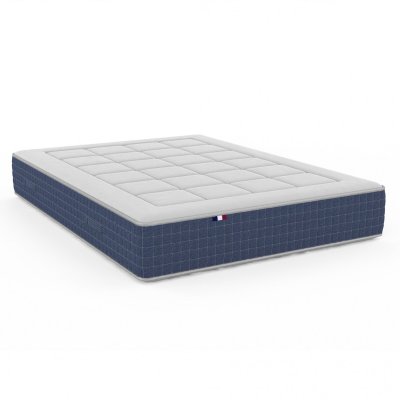 IDLITERIE Matelas ressort 7 zones m&eacute;moire de forme 140x190
