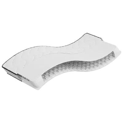 VIDAXL Matelas ressort 70x200 cm accueil ferme soutien moelleux &eacute;paisseur 18 cm + housse de matelas