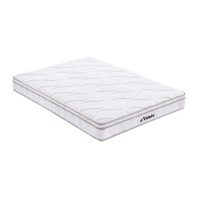 VENTE UNIQUE Matelas ressorts 3 zones et m&eacute;moire de forme wolkentanz de morgengold - 140x190cm