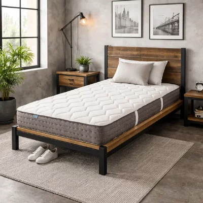 LUXURY LITERIE Matelas ressorts ensach&eacute;s 140x190 cm