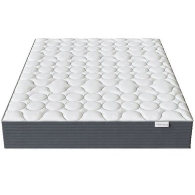 HOMIFAB Matelas ressorts ensach&eacute;s et m&eacute;moire de forme 140x190 Spring Plus