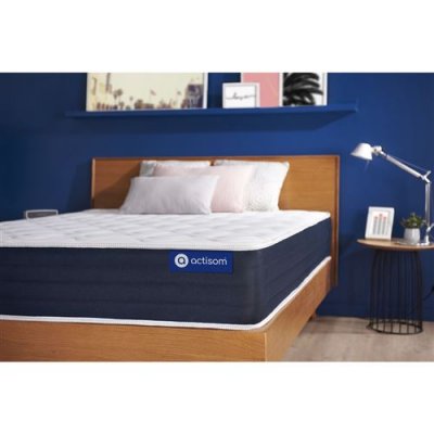 ACTISOM Matelas Ressorts ensach&eacute;s et M&eacute;moire de forme ACTIFLEX SLEEP 80x190 5zones de confort 