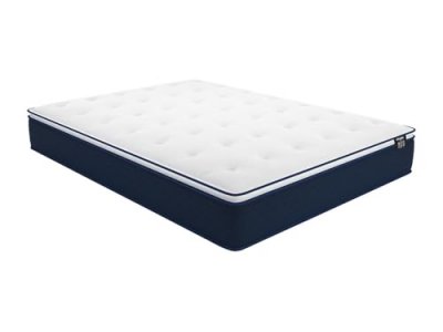 VENTE UNIQUE Matelas ressorts ensach&eacute;s et surmatelas int&eacute;gr&eacute; AL