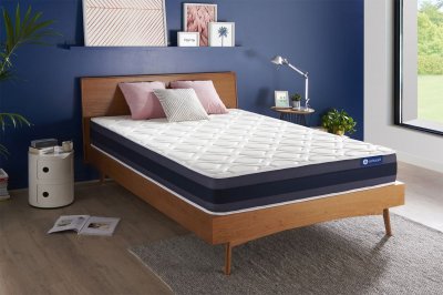 ACTISOM Matelas Ressorts ensach&eacute;s+M&eacute;moire de forme ACTIFLEX MORPHO 160x200 Maxi &eacute;paisseur 5zones de confort