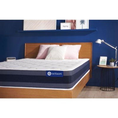 ACTISOM Matelas Ressorts ensach&eacute;s+M&eacute;moire de forme ACTIFLEX MORPHO 80x200 Maxi &eacute;paisseur 5zones de confort 
