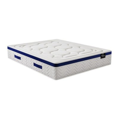 VENTE UNIQUE Matelas Ressorts Ensach&eacute;s M&eacute;moire de Forme Marquis de Dreamea - 140x190cm - Bleu