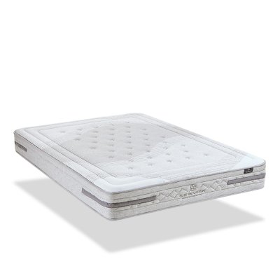 NUIT DE COTON Matelas serenade bio 160x200 cm ressorts ensach&eacute;s soutien ferme