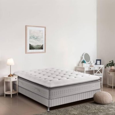 SIMMONS Matelas  651 ressorts ensach&eacute;s surmatelas int&eacute;gr&eacute; SW5 140x190