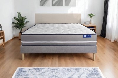ACTISOM Matelas + sommier 140x190 m&eacute;moire de forme  - Actimemo pur