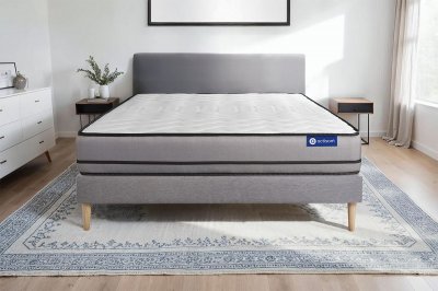 ACTISOM Matelas + sommier 140x190 ressorts ensach&eacute;s  - Actiflex night