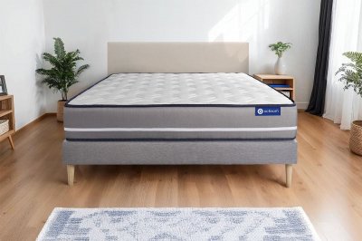 ACTISOM Matelas + sommier 140x190 ressorts ensach&eacute;s  - Actiflex pur