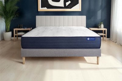 ACTISOM Matelas + sommier 140x200 latex et m&eacute;moire de forme  - Actilatex life