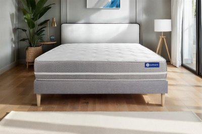ACTISOM Matelas + sommier 140x200 latex et m&eacute;moire de forme  - Actilatex touch