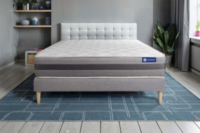 ACTISOM Matelas + sommier 160x200 latex et m&eacute;moire de forme  - Actilatex relax