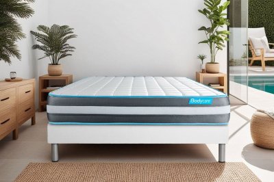 BODYCARE Matelas + sommier 160x200 m&eacute;moire de forme  Bodyform