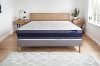 ACTISOM Matelas + sommier 180x200 latex et m&eacute;moire de forme  - Actilatex morpho