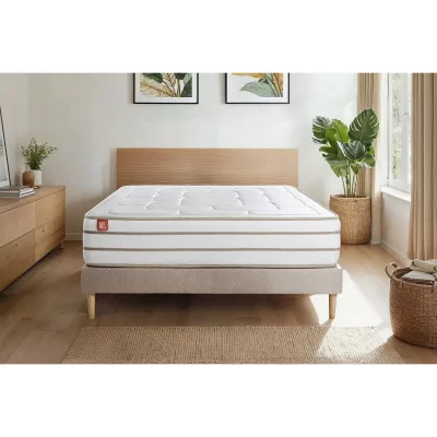 MARMOTTES & CO Matelas + sommier 180x200 m&eacute;moire de forme  Le Douillet
