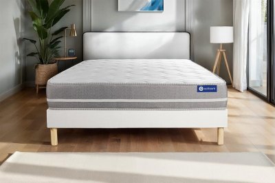 ACTISOM Matelas + sommier 200x200 latex et m&eacute;moire de forme  - Actilatex touch