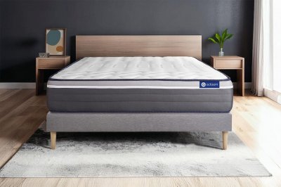 ACTISOM Matelas + sommier 200x200 m&eacute;moire de forme  - Actimemo plus