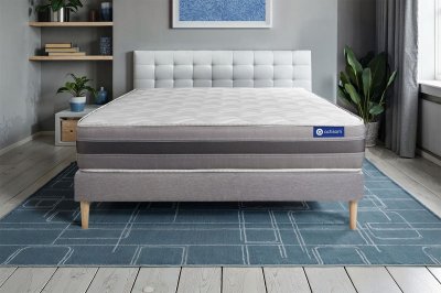 ACTISOM Matelas + sommier 200x200 m&eacute;moire de forme  - Actimemo relax