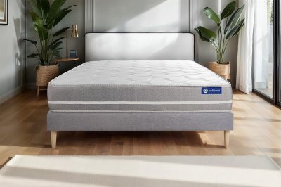ACTISOM Matelas + sommier 200x200 ressorts ensach&eacute;s  - Actiflex touch