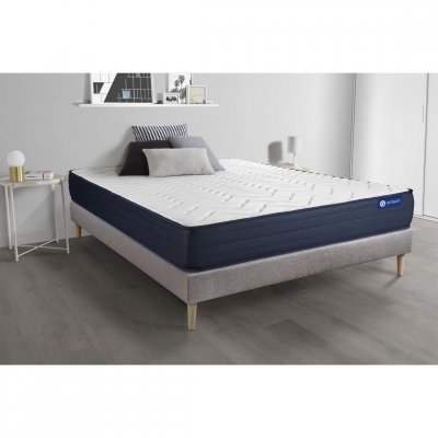 ACTISOM Matelas + sommier 90x190 latex et m&eacute;moire de forme  - Actilatex life