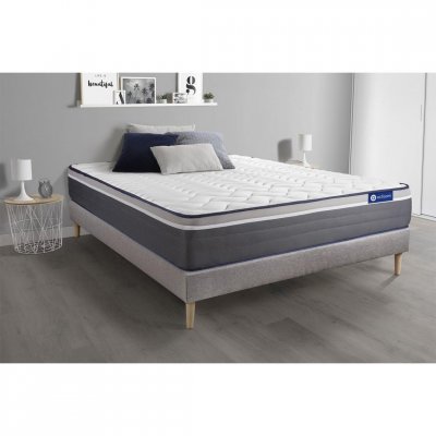 ACTISOM Matelas + sommier 90x190 m&eacute;moire de forme  - Actimemo plus