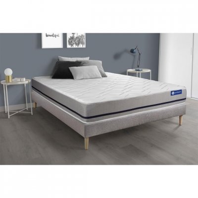 ACTISOM Matelas + sommier 90x190 ressorts ensach&eacute;s  - Actiflex soft